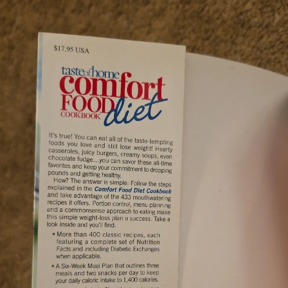 Taste of Home Comfort Food Diet Cookbook